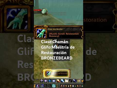 Glifo de Maestria de la Restauracion.. Chaman .. BRONZEBEARD