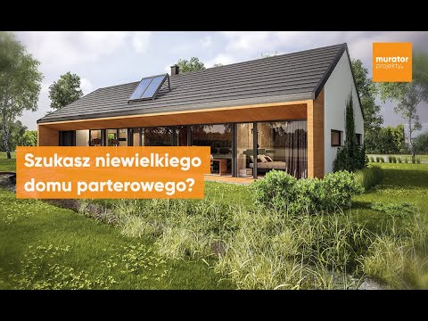 NAJPIĘKNIEJSZE projekty domów PARTEROWYCH