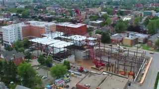 Time-lapse video from thousands of still and video images taken by UB photographer Douglas Levere showing construction progress to date.