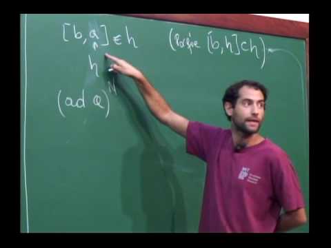 Programa de Doutorado: Introduction to Lie Algebras - Aula 08