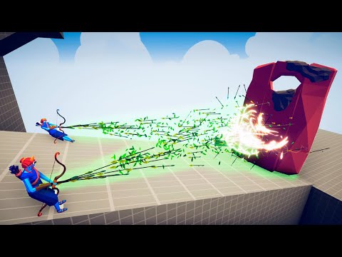 GIANT TRIBAL PROTECTOR vs DUO GODS - Totally Accurate Battle Simulator TABS