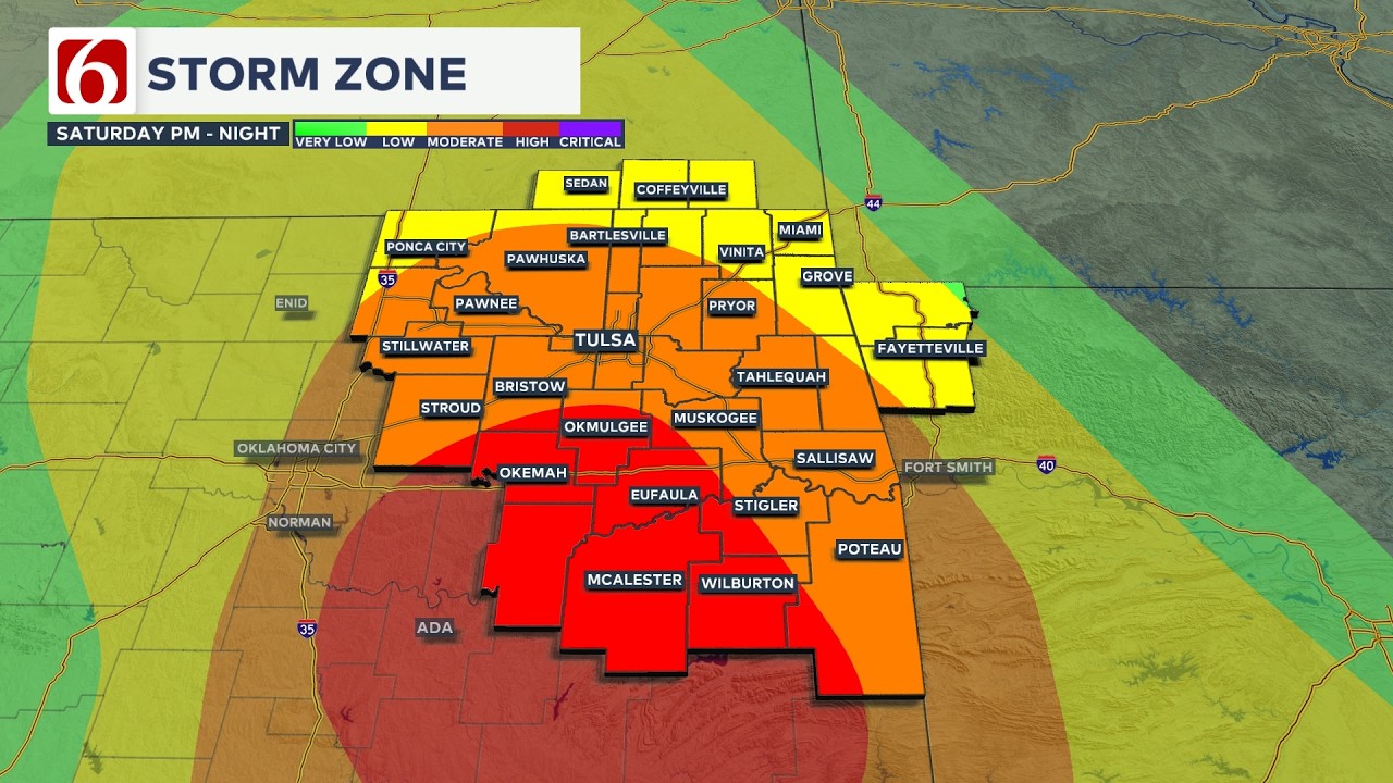 News On 6 Oklahoma Weather Overnight Updates | (April 24, 2026 - April 25, 2026)