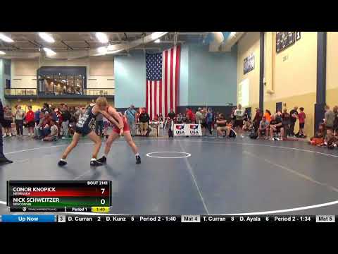 Cadet Men 120 Conor Knopick Nebraska Vs Nick Schweitzer Wisconsin