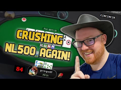 DOMINATING NL500 AS ALWAYS! GingePoker Stream Highlights