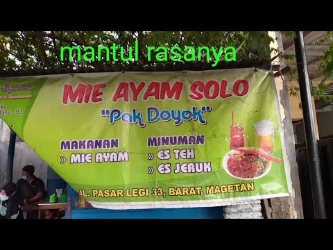 mie ayam terenak pak doyok