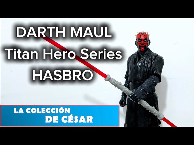 Vídeo relacionado con Star Wars Titan Series, Figura de acción de Darth Maul de 30 cm