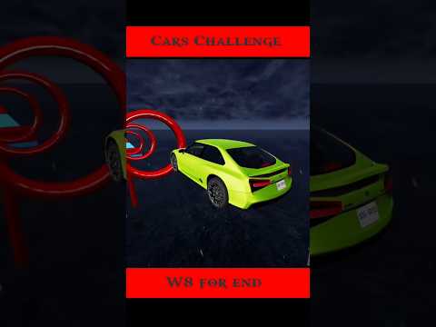 Extreme Car Wipeout Challenge #beamngdrive #challenge