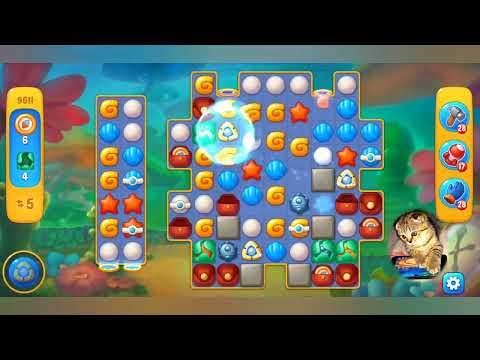 Fishdom 2022, no Boosters,  9611  level  -  прохождение без бустеров,  9611  уровень.