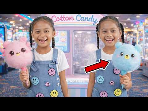 ALUNA AND AMANDA INVENT A COTTON CANDY MAKING MACHINE!!