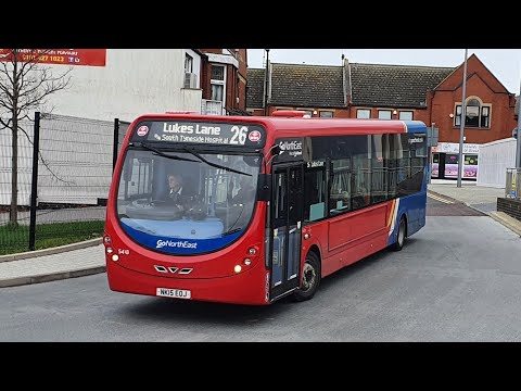 Journey on Route 4 | NK15EOJ/5418 - Go North East: Wright StreetLite DF/Max Micro-Hybrid