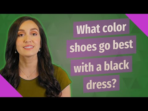 YouTube video about: What color bag should I carry with a black dress?