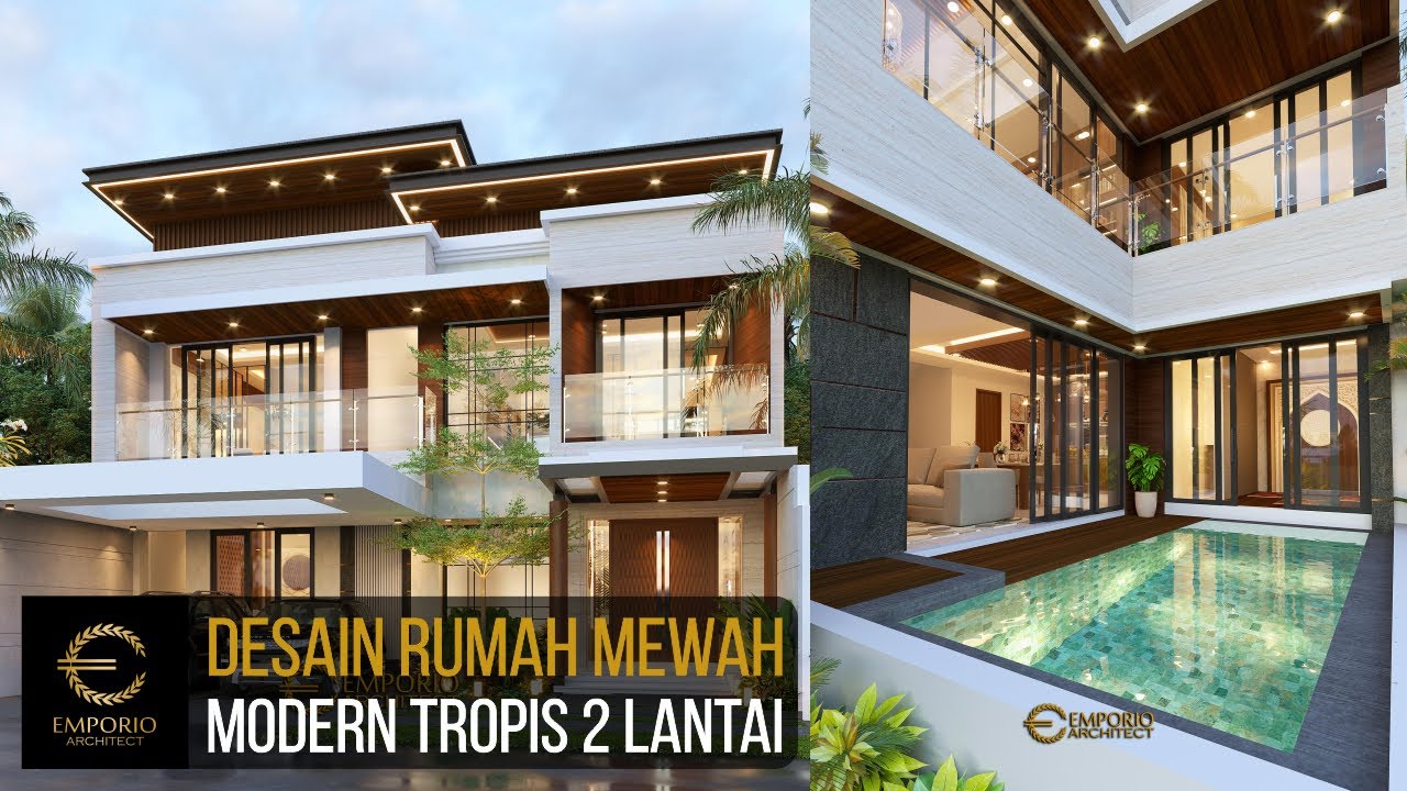 Video 3D Mr. Imam Modern House 2 Floors Design - Bandung, Jawa Barat