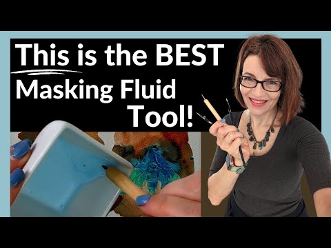 Masking Fluid - THIS tool gives amazing results!