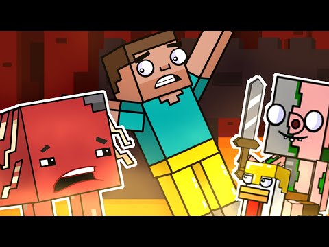 ArcadeCloud - Surviving The Nether Fortress! | Block Squad (Minecraft Animation)