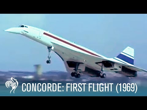 Concorde's First Flight: Supersonic Travel (1969) | British Pathé