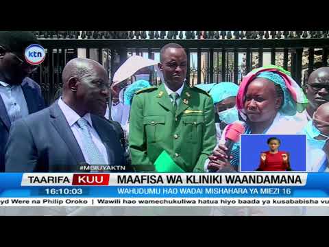 KUCO waongoza maandamano kupinga kusitishwa kwa kandarasi na Global Fund