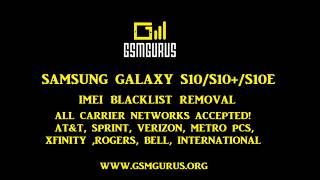 SAMSUNG GALAXY S10 CARRIER NETWORK UNLOCK