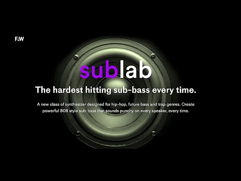 Sublab Bass Synth by Future Audio Workshop: Create powerful 808 style sub-bass that sounds punchy!