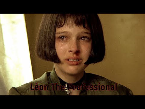 Léon The Professional - Matilda's tears and smile. Piglet Leon for Matilda