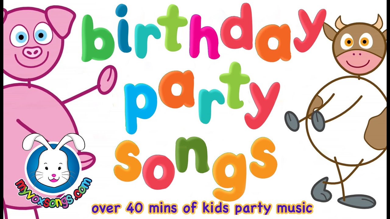 Birthday Party Songs For Baby, Toddlers & Children w/ Happy Birthday Song