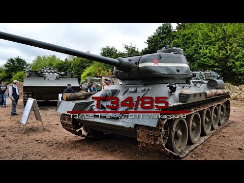 T34/85 Trier WTD41 Walkaround Средний танк Т-34-85