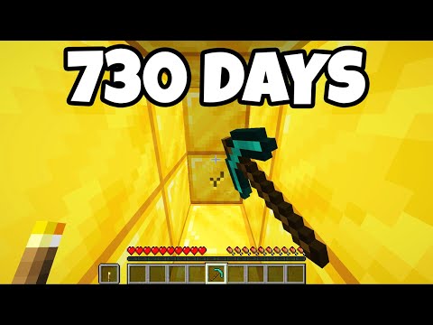 Digging In A Straight Line FOR 730 DAYS (MINECRAFT RECORD)