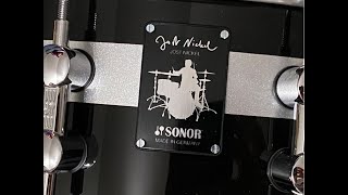 Video thumbnail for Sonor Jost Nickel Signature Beech Snare Drum by Columbus Percussion