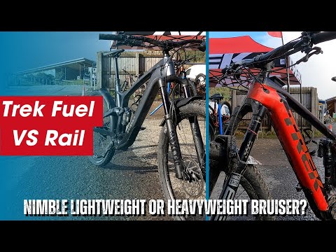 2023 Trek Fuel EXe vs Trek Rail at Glentress MTB Trail Centre