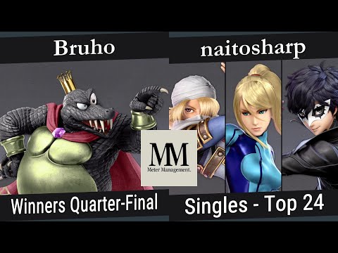 Bruho (King K. Rool) vs naitosharp (Sheik, ZSS, Joker) - Top 24 Winners Quarters - Meter Management