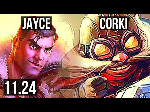 JAYCE vs CORKI (MID) | 66% winrate, 6/2/4 | BR Challenger | 11.24