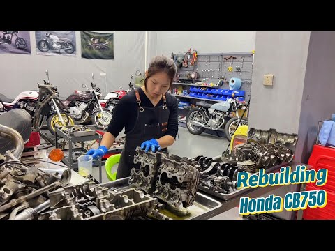 Restoring a Classic 40-Year-Old Honda CB750 Motorcycle  Part 2