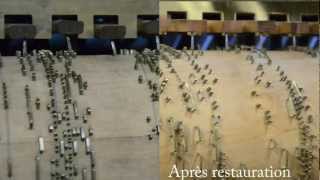 preview picture of video 'Lecture des cylindres. Comparaison avant et après restauration.'