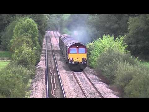 66067 On The 6V75 Dee Marsh Margam Empty Steel At Tram Inn 20 9 13