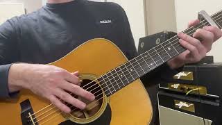 Video thumbnail for LR Baggs Anthem acoustic pickup review. A studio sound with no extra holes required in your guitar by The Blind Guitarist