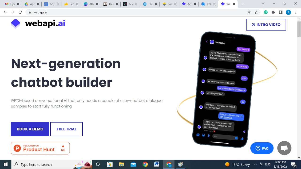 WebApi.ai tutorial