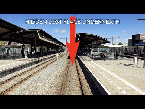 A hidden Lost Place underneath a railway station:  Dordrecht - Lombardijen - Den Haag SNG 28/5/2022