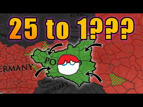 OUTNUMBERED 25 TO 1? - EU4 Poland Historical Disaster