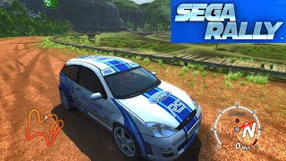 Sega Rally Revo: Ford Escort RS Rally Car - Tropical Stage 3