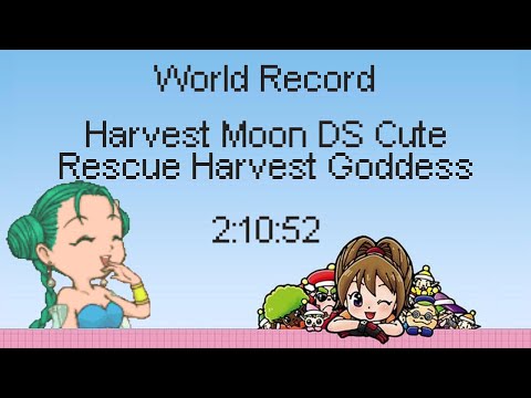 [WR] Harvest Moon DS Cute | Rescue Harvest Goddess Speedrun in 2:10:52