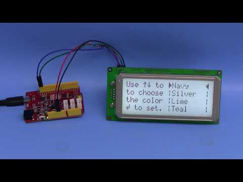 See how this display can be wired and controlled with an Arduino Uno and I2C.