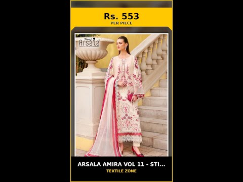 Arsala Amira Vol 11 - Stitched Suits – product video thumbnail