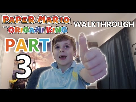 Paper Mario Origami King Walkthrough #3 Picnic Road and Overlook Mountain