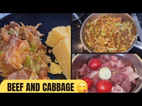 HOW TO MAKE BEEF AND CABBAGE STIR FRY . #stew #recipe #cabbage