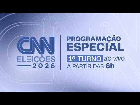 AO VIVO: CNN Eleições: A Hora do Voto 2 – 04/10/2026