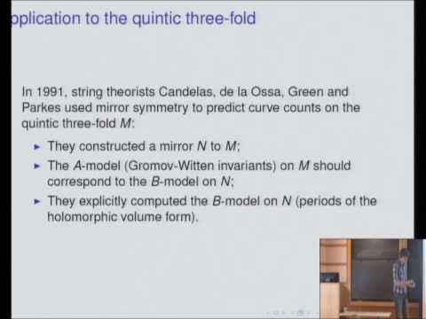 Homological Mirror Symmetry - Nicholas Sheridan
