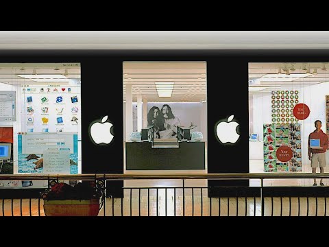 Dentro de la primera tienda Apple