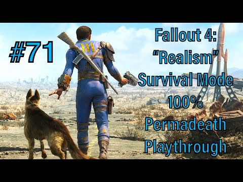 #71 - Fallout 4: "Realism" Survival Mode 100% Permadeath Playthrough - Mass Fusion Building Part 1