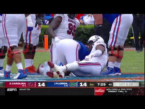 2020 USC vs Florida - Aaron Sterling and Jabari Ellis Sack