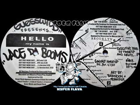 Lace Da Booms - Cut That Weak Shit / Ain't No Secret (Full Vinyl, 12") (1996)