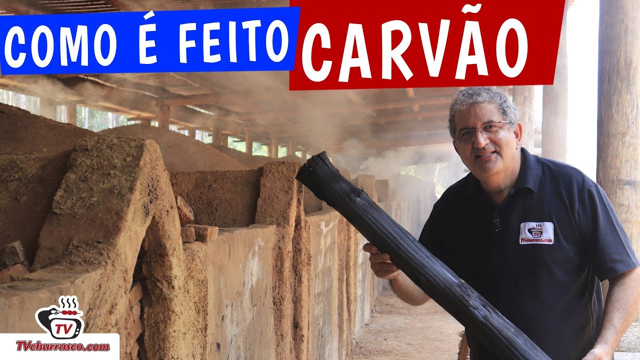 COMO É FEITO CARVÃO para CHURRASCO - TvChurrasco